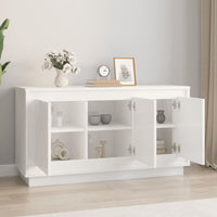 Thumbnail for Sideboard Hochglanz-Weiß 102x35x55 cm Holzwerkstoff