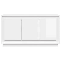 Thumbnail for Sideboard Hochglanz-Weiß 102x35x55 cm Holzwerkstoff