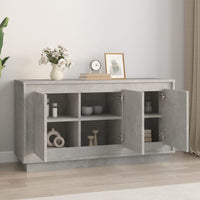 Thumbnail for Sideboard Betongrau 102x35x55 cm Holzwerkstoff
