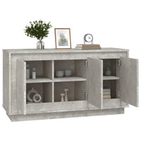Thumbnail for Sideboard Betongrau 102x35x55 cm Holzwerkstoff