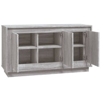 Thumbnail for Sideboard Grau Sonoma 102x35x55 cm Holzwerkstoff