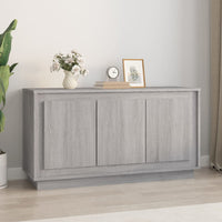 Thumbnail for Sideboard Grau Sonoma 102x35x55 cm Holzwerkstoff