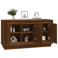 Thumbnail for Sideboard Braun Eichen-Optik 102x35x55 cm Holzwerkstoff