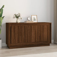 Thumbnail for Sideboard Braun Eichen-Optik 102x35x55 cm Holzwerkstoff