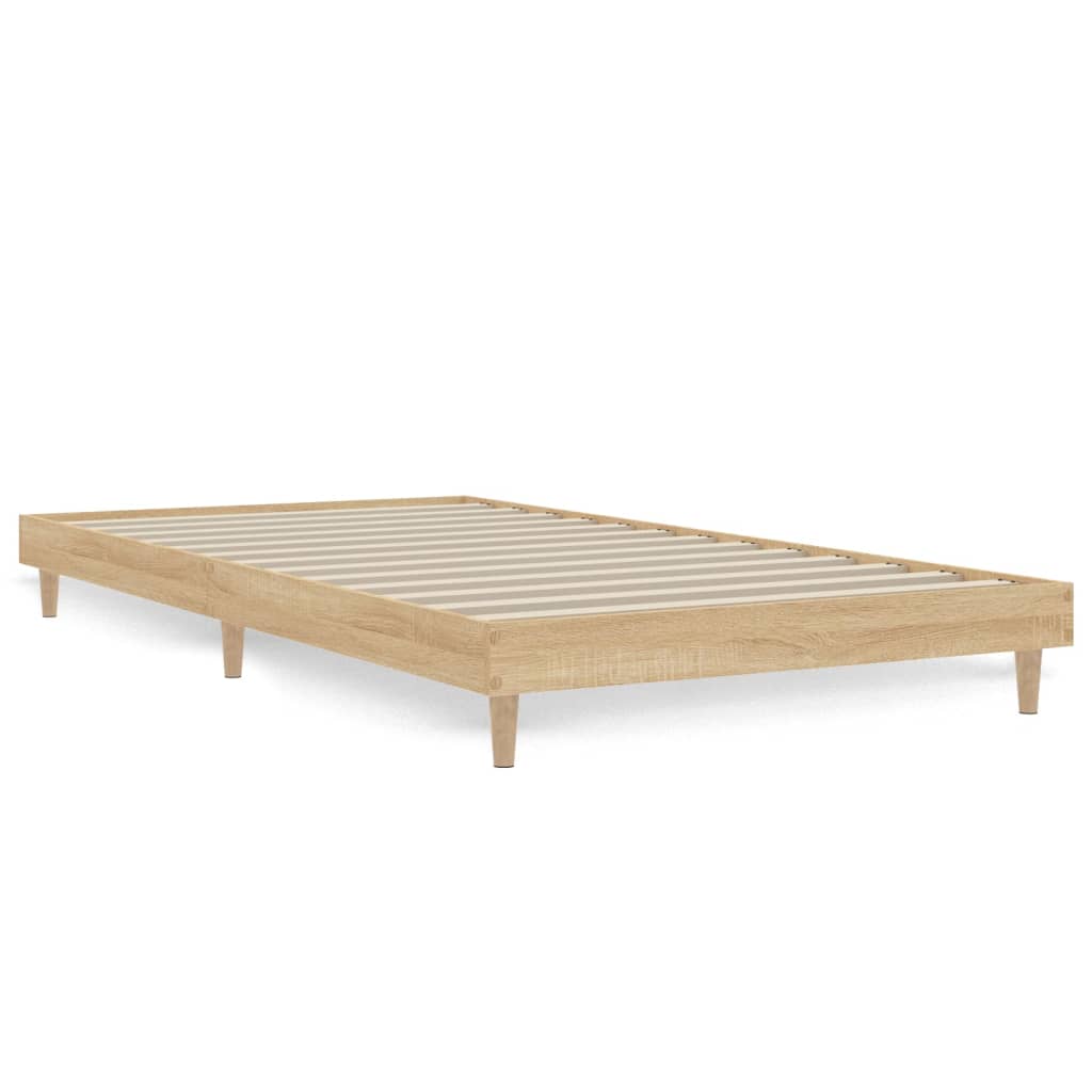 Bettgestell ohne Matratze Sonoma-Eiche 90x200 cm Holzwerkstoff