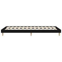 Thumbnail for Bettgestell Schwarz 90x190 cm Holzwerkstoff