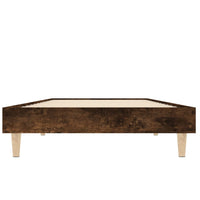 Thumbnail for Bettgestell ohne Matratze Räuchereiche 75x190 cm Holzwerkstoff