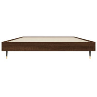Thumbnail for Bettgestell ohne Matratze Braun Eiche 100x200 cm Holzwerkstoff