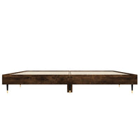 Thumbnail for Bettgestell ohne Matratze Räuchereiche 120x190 cm Holzwerkstoff