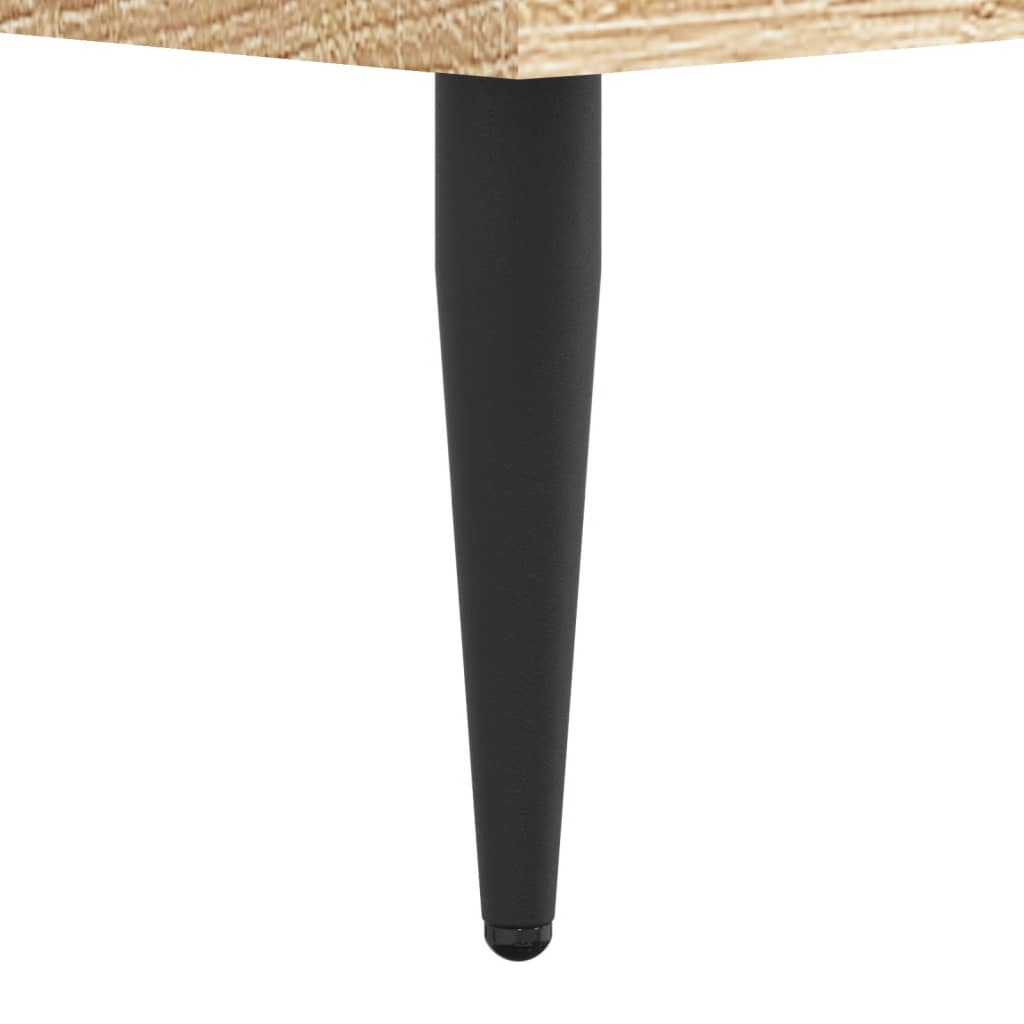 Bettgestell ohne Matratze Sonoma-Eiche 140x200 cm Holzwerkstoff