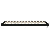 Thumbnail for Bettgestell Schwarz 90x200 cm Holzwerkstoff