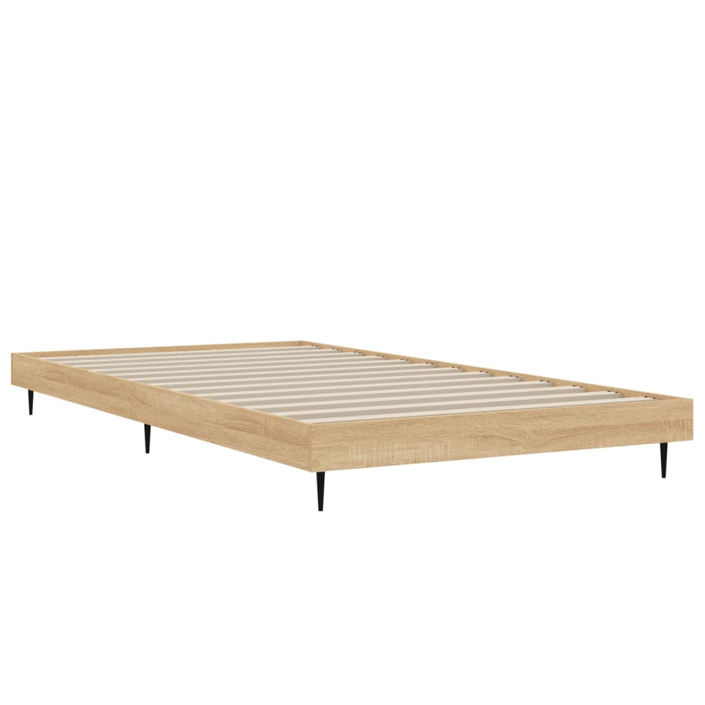 Bettgestell ohne Matratze Sonoma-Eiche 90x190 cm Holzwerkstoff