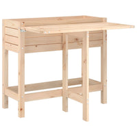 Thumbnail for Pflanzkübel mit Klapptisch Massivholz Kiefer