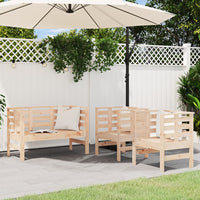 Thumbnail for 3-tlg. Garten-Lounge-Set Massivholz Kiefer