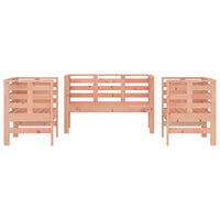 Thumbnail for 3-tlg. Garten-Lounge-Set Massivholz Douglasie