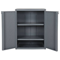 Thumbnail for Gartenschrank Grau 65x45x88 cm PP Rattan-Optik