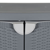 Thumbnail for Gartenschrank Grau 65x45x88 cm PP Rattan-Optik