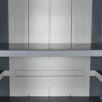 Thumbnail for Gartenschrank Grau 65x45x172 cm PP Rattan
