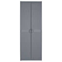 Thumbnail for Gartenschrank Grau 65x45x172 cm PP Rattan