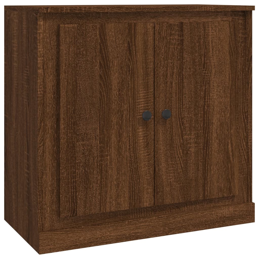 Sideboards 3 Stk. Braun Eichen-Optik Holzwerkstoff