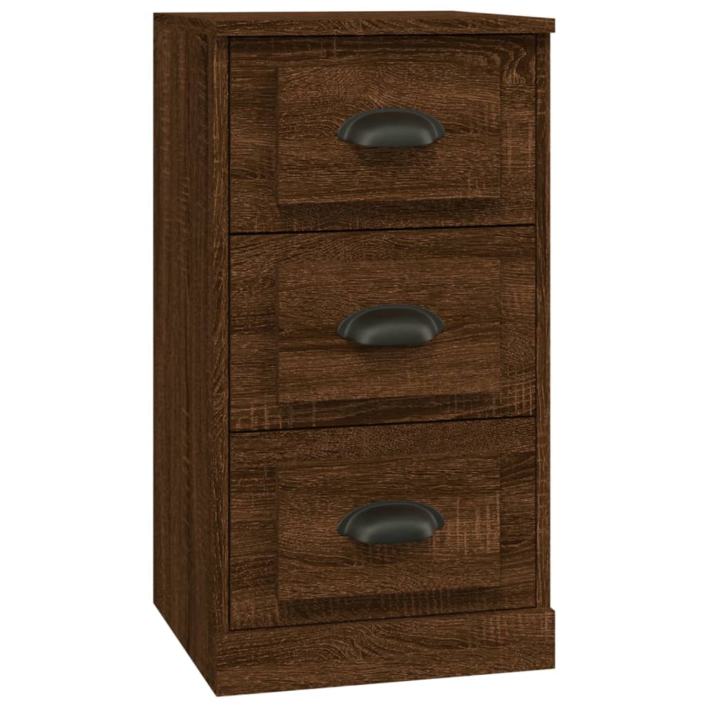Sideboards 3 Stk. Braun Eichen-Optik Holzwerkstoff