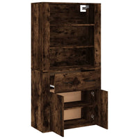 Thumbnail for Highboard Räuchereiche Holzwerkstoff