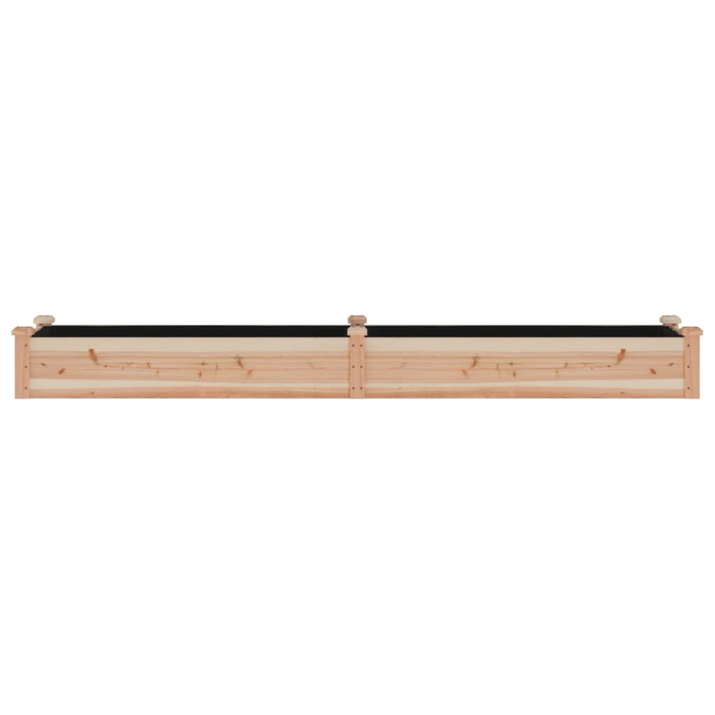 Hochbeet mit Einsatz 240x45x25 cm Massivholz Tanne
