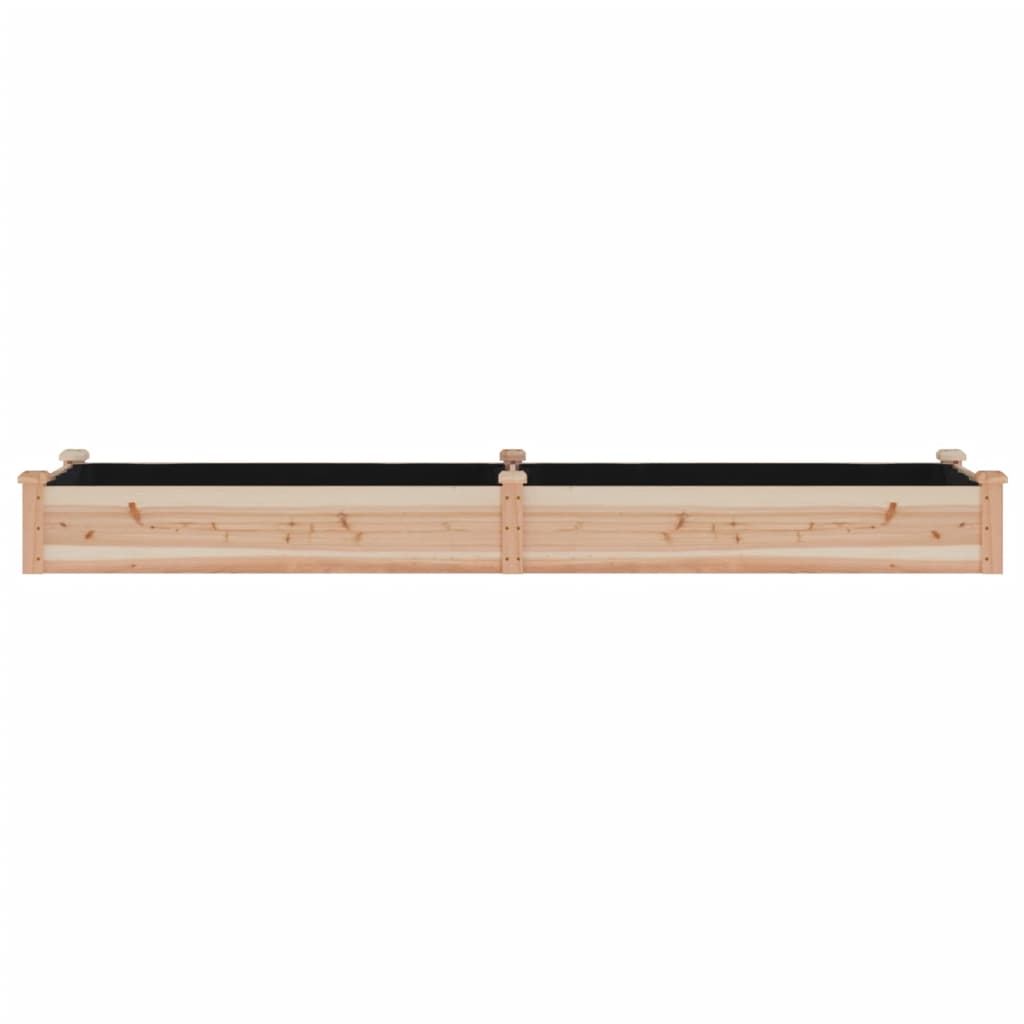 Hochbeet mit Einsatz 240x60x25 cm Massivholz Tanne
