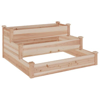 Thumbnail for Hochbeet 120x120x56 cm Massivholz Tanne