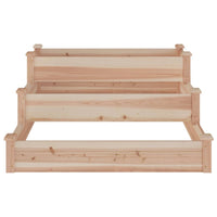 Thumbnail for Hochbeet 120x120x56 cm Massivholz Tanne