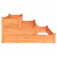 Thumbnail for Hochbeet Braun 120x120x56 cm Massivholz Tanne