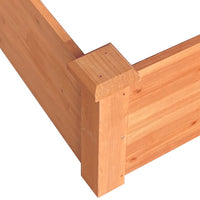 Thumbnail for Hochbeet Braun 120x120x56 cm Massivholz Tanne