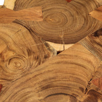 Thumbnail for Couchtisch 36 cm 6 Stämme Massivholz Akazie