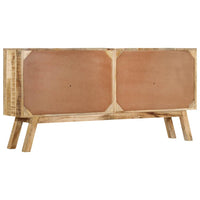 Thumbnail for Sideboard Braun und Schwarz 160x30x76 cm Massivholz Mango