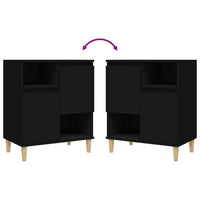 Thumbnail for Sideboards 2 Stk. Schwarz 60x35x70 cm Holzwerkstoff