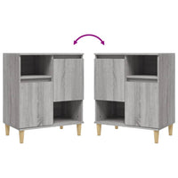 Thumbnail for Sideboards 2 Stk. Grau Sonoma 60x35x70 cm Holzwerkstoff