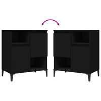 Thumbnail for Sideboards 3 Stk. Schwarz 60x35x70 cm Holzwerkstoff