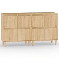 Thumbnail for Sideboards 2 Stk. Sonoma-Eiche 60x35x70 cm Holzwerkstoff