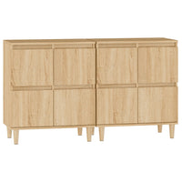 Thumbnail for Sideboards 2 Stk. Sonoma-Eiche 60x35x70 cm Holzwerkstoff