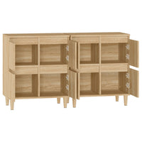 Thumbnail for Sideboards 2 Stk. Sonoma-Eiche 60x35x70 cm Holzwerkstoff