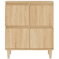 Thumbnail for Sideboards 2 Stk. Sonoma-Eiche 60x35x70 cm Holzwerkstoff