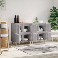 Thumbnail for Sideboards 2 Stk. Grau Sonoma 60x35x70 cm Holzwerkstoff