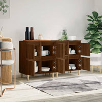 Thumbnail for Sideboards 2 Stk. Braun Eichen-Optik 60x35x70 cm Holzwerkstoff