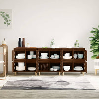 Thumbnail for Sideboards 3 Stk. Braun Eichen-Optik 60x35x70 cm Holzwerkstoff