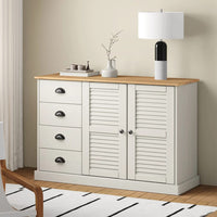 Thumbnail for Sideboard mit Schubladen VIGO 113x40x75 cm Massivholz Kiefer