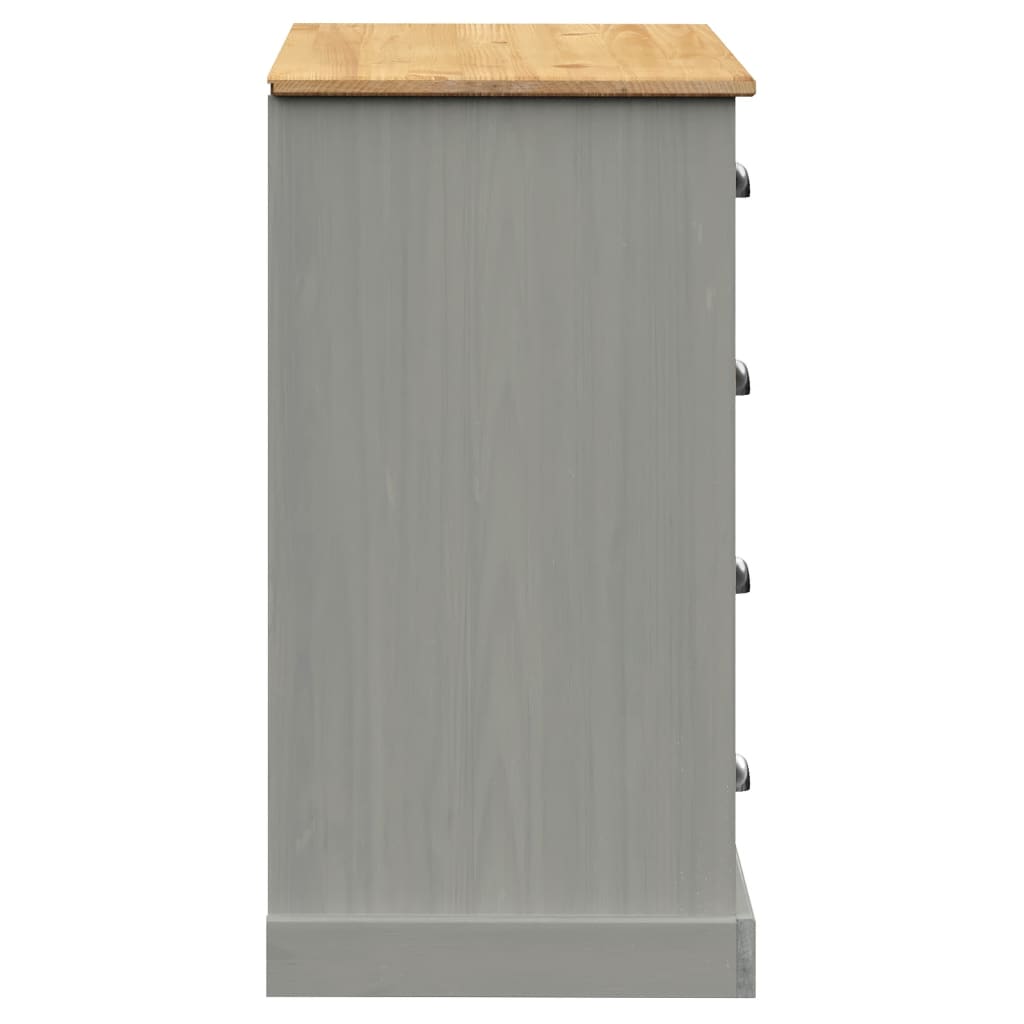 Sideboard mit Schubladen VIGO 113x40x75 cm Massivholz Kiefer