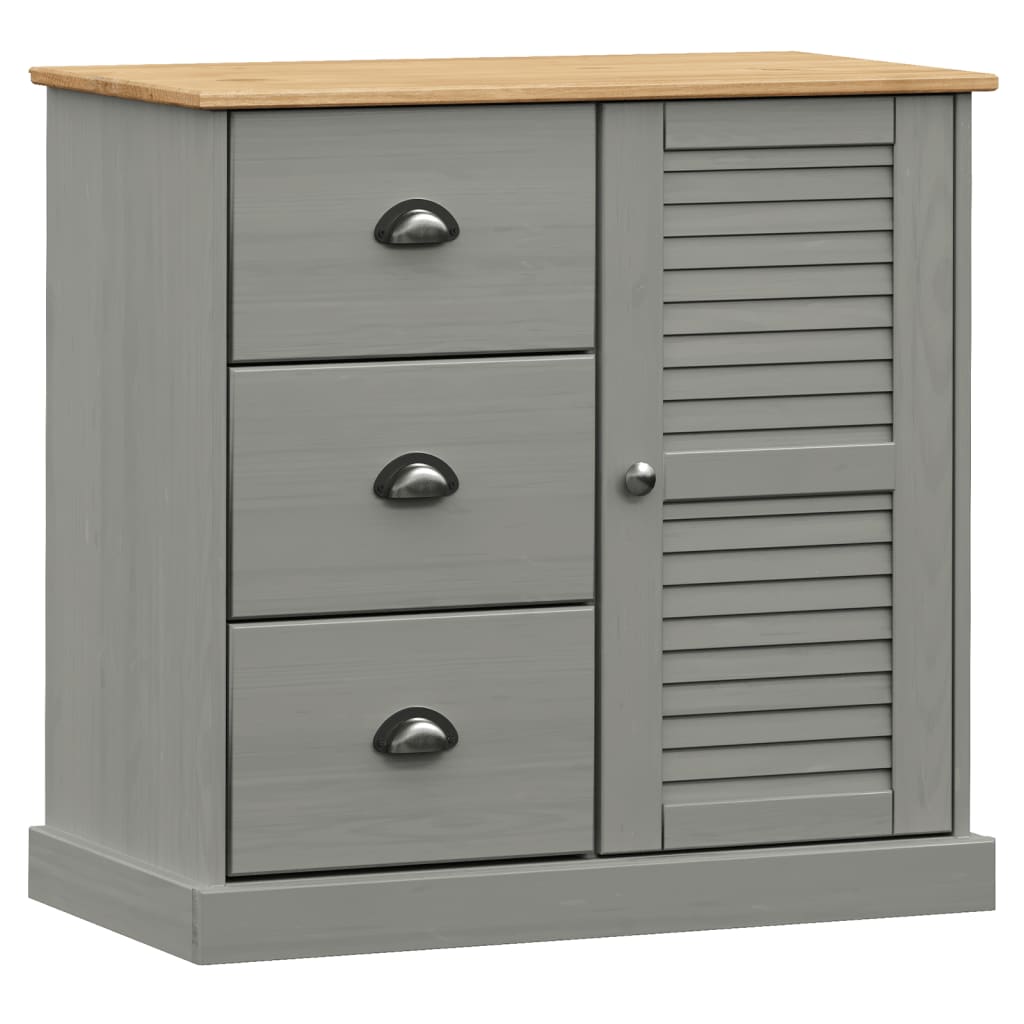 Sideboard mit Schubladen VIGO 78x40x75 cm Massivholz Kiefer