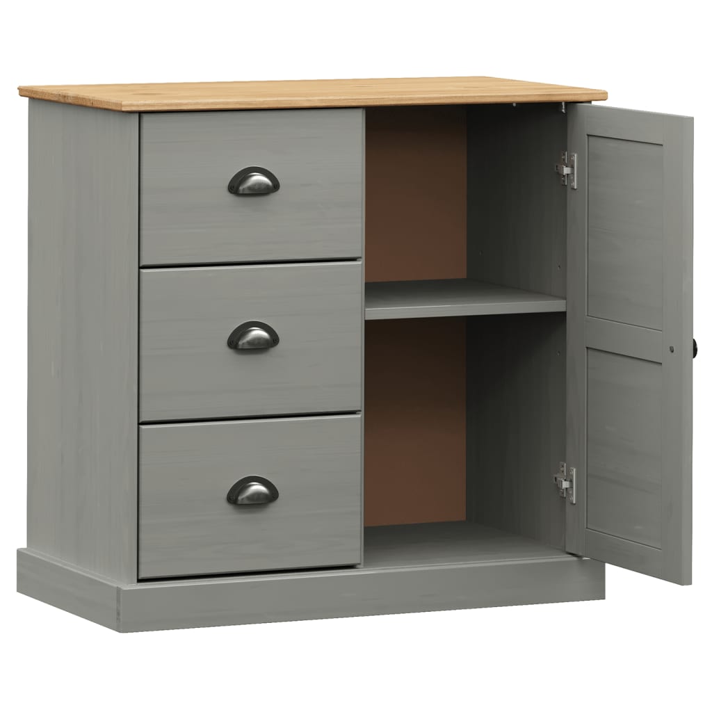 Sideboard mit Schubladen VIGO 78x40x75 cm Massivholz Kiefer