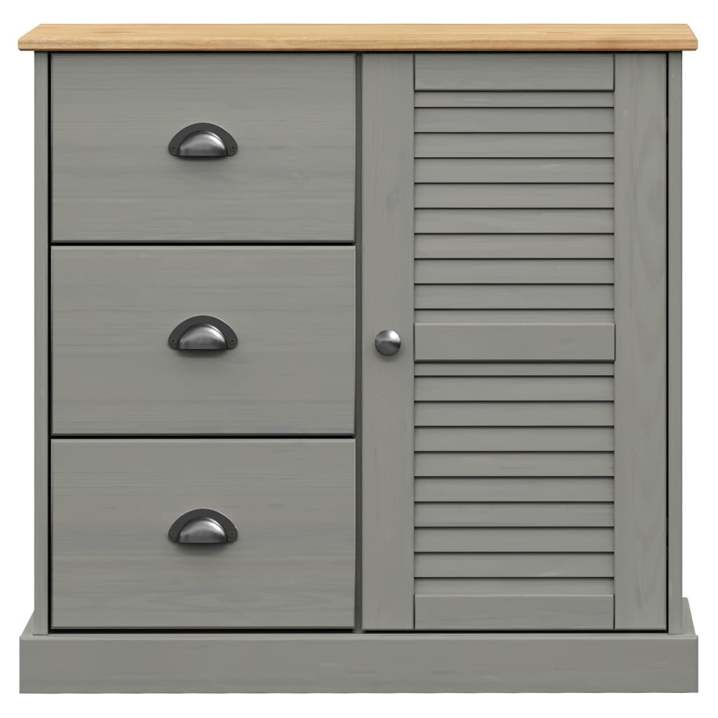 Sideboard mit Schubladen VIGO 78x40x75 cm Massivholz Kiefer