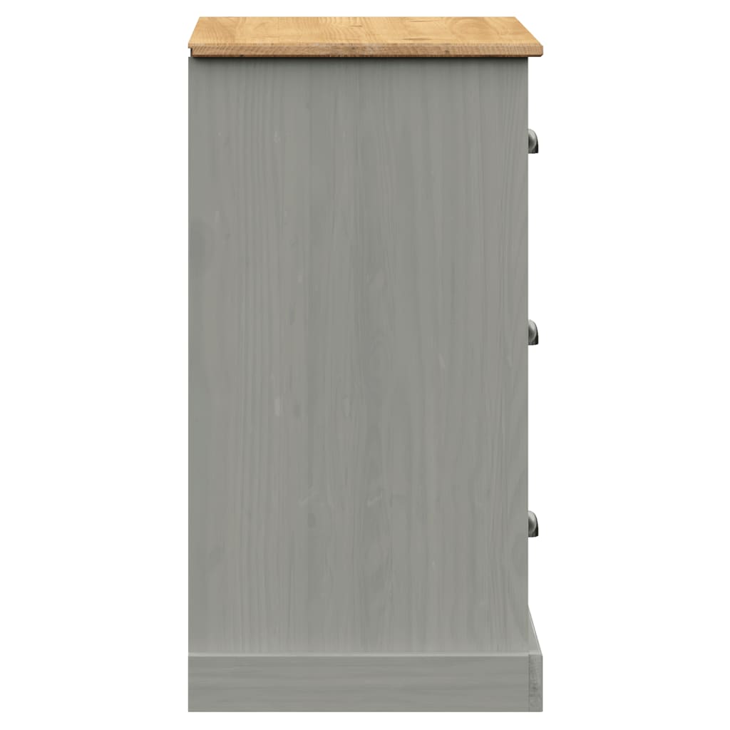 Sideboard mit Schubladen VIGO 78x40x75 cm Massivholz Kiefer